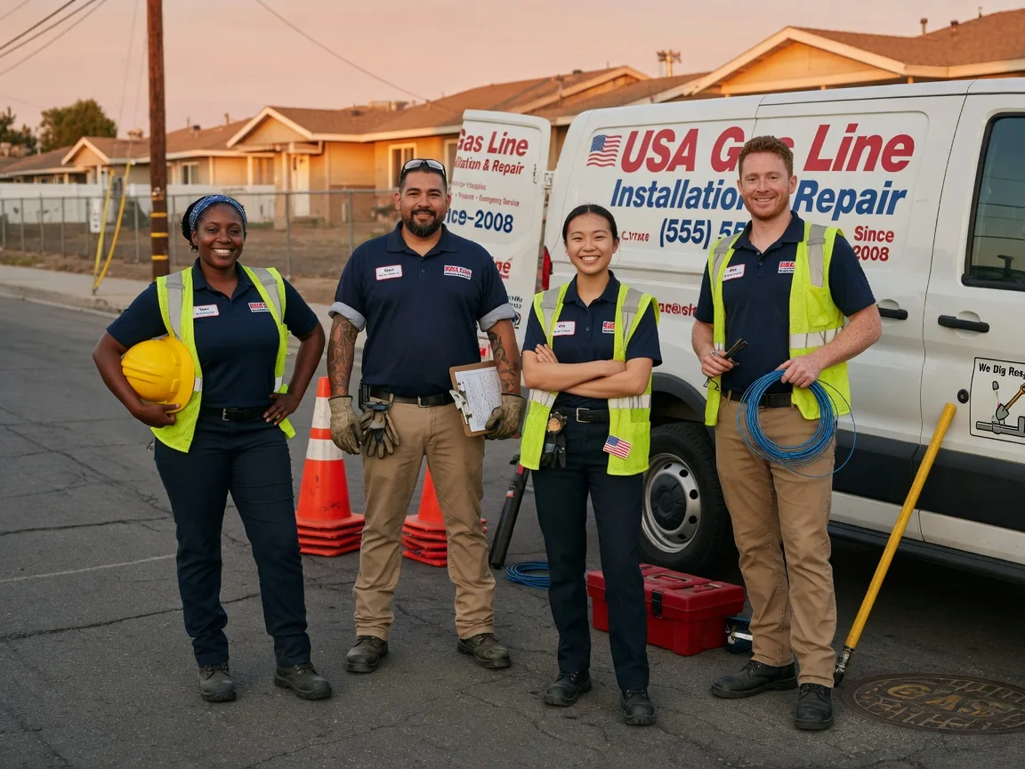 Gas Line Installation company in Commiskey, IN